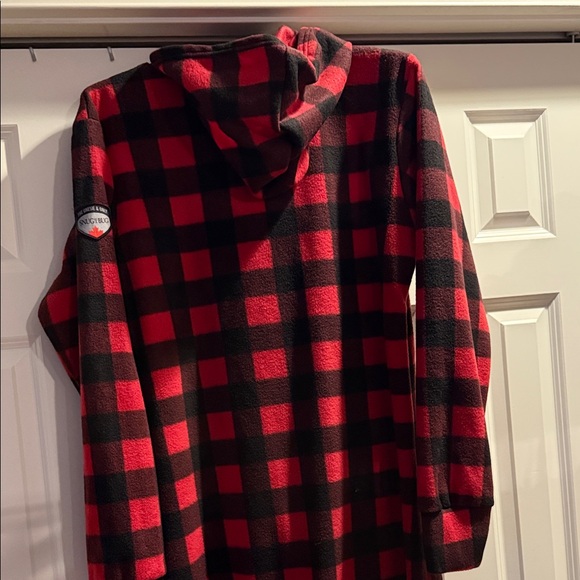 Buffalo Plaid Hooded Onesie for Men / women - Picture 8 of 9